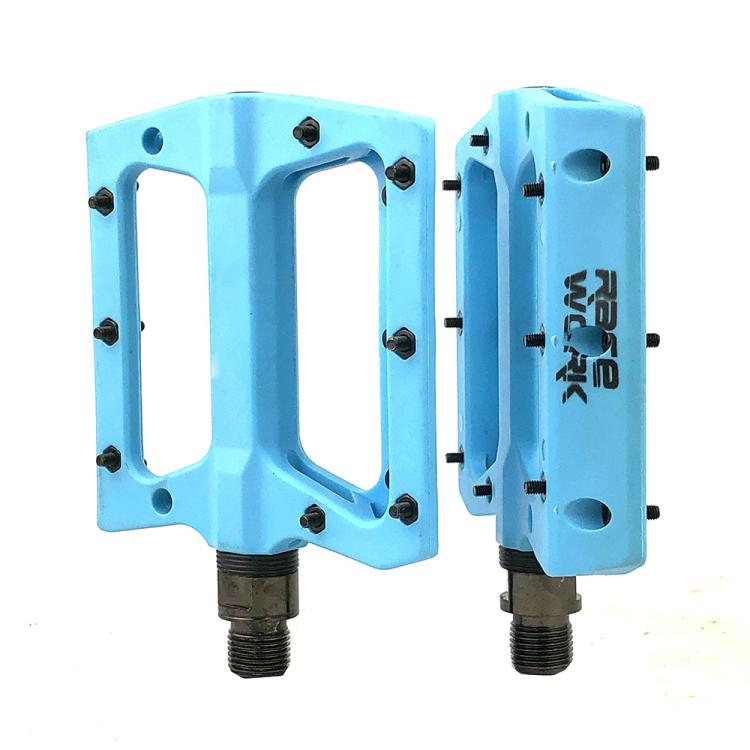 RACEWORK RK091 1pair Mountain Bike Nylon Fiber Pedals Cycling Anti-slip Pedals