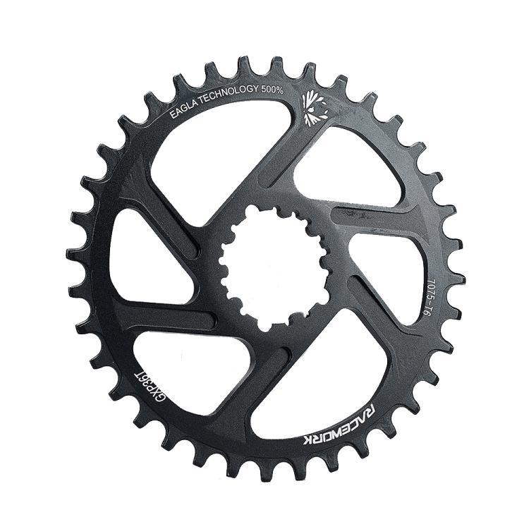 RACEWORK 7075-T6 For SRAM Mountain Bike Single Plate Round Bicycle Sprocket