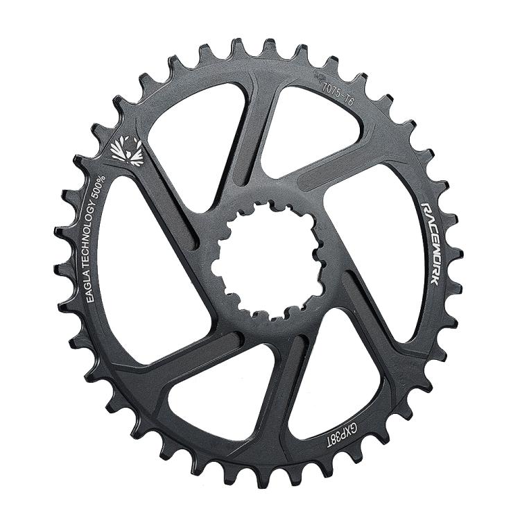RACEWORK 7075-T6 For SRAM Mountain Bike Single Plate Round Bicycle Sprocket