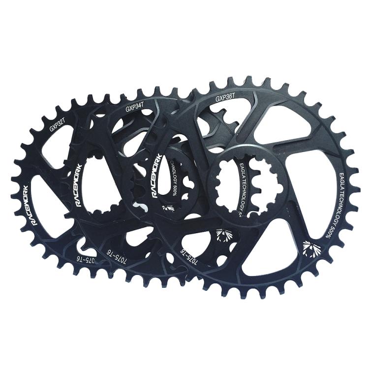 RACEWORK 7075-T6 For SRAM Mountain Bike Single Plate Round Bicycle Sprocket