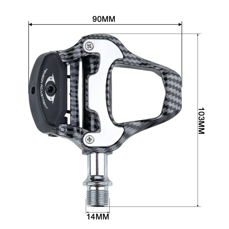 RACEWORK R358 Road Bike Self-locking Pedal Bearing Bicycle Pedal