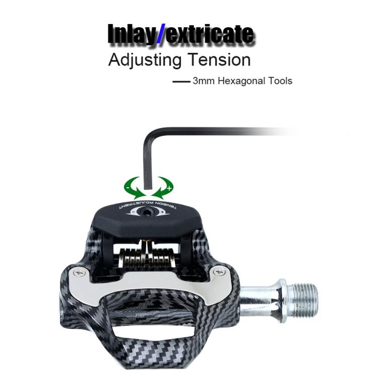 RACEWORK R358 Road Bike Self-locking Pedal Bearing Bicycle Pedal