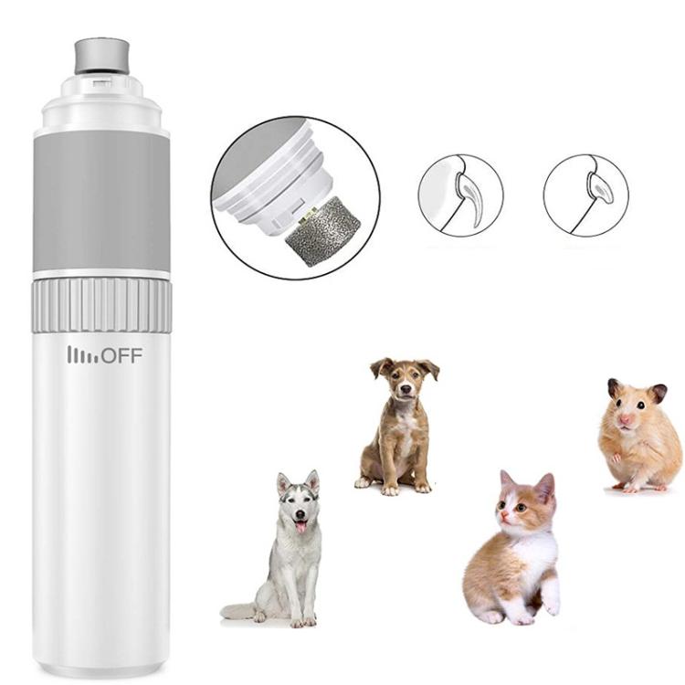 Rechargeable Pet Nail Trimmer with Stepless Speed Safe Painless Grooming Tool for Dogs Cats