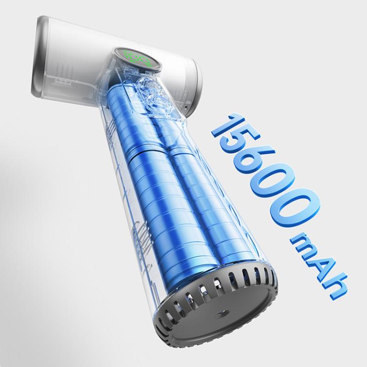 Wireless Hair Dryer With 30,000 RPM High-Speed Motor, 100-Level Adjustable Cool/Warm Air, 15600mAh Long-Lasting Battery