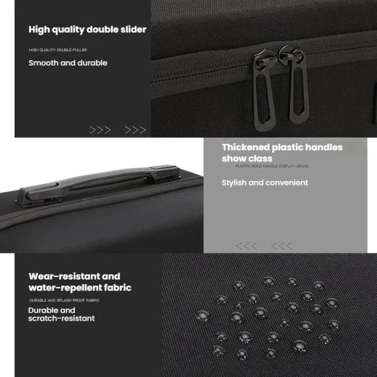 BKANO For Sony PS5 Slim Storage Bag Hard-Shell Shoulder Suitcase Storage Case