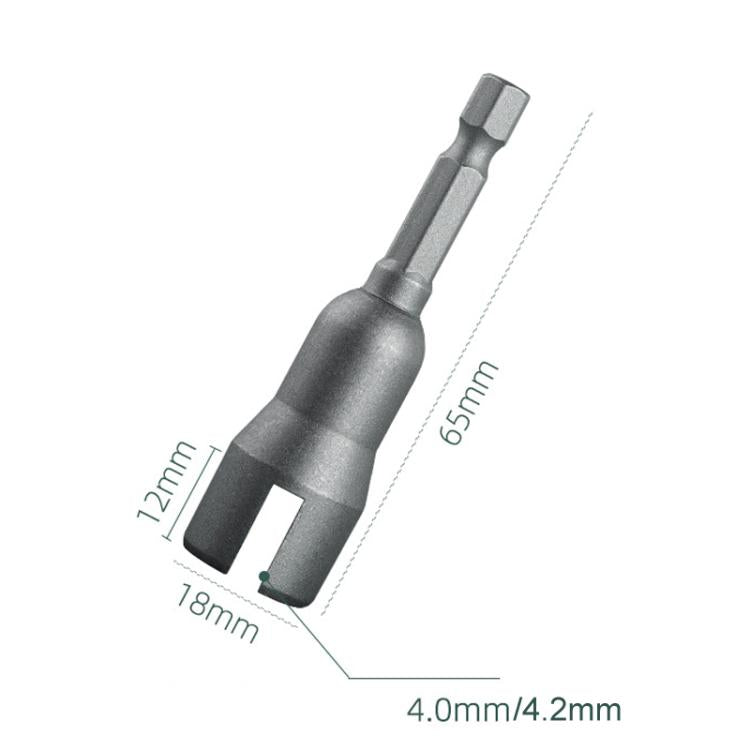 Open Socket Wrench Slotted 65mm Power Wing Butterfly Nut Socket