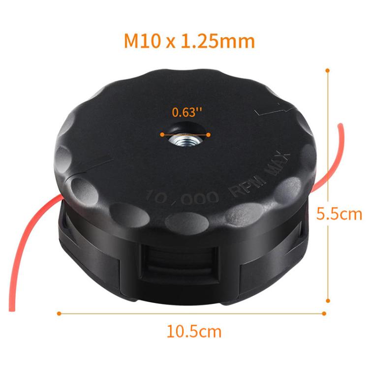 Small Mower Removal-Free Beater Heads For M10 x 1.25 Garden Tool Accessories