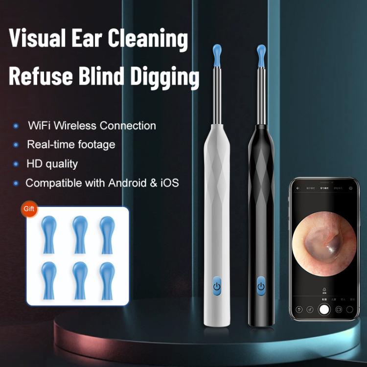 P3 LED Light WIFI Connection Smart Wireless Visual Ear Picker With APP