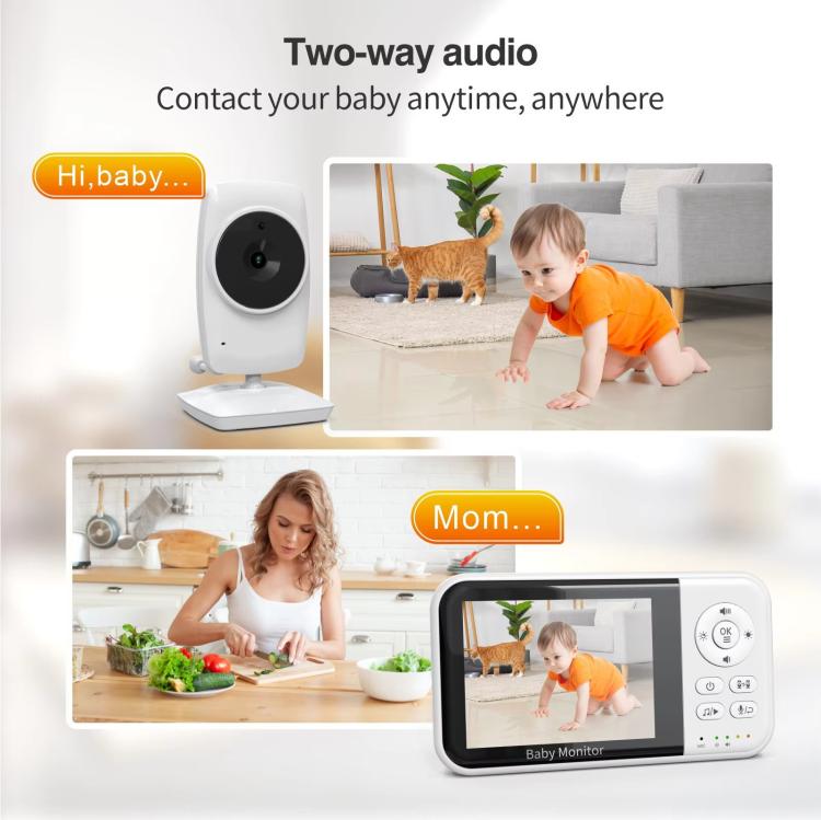 3.2 inch LCD Wireless Video Baby Monitor 2 Way Audio Talk Night Vision Surveillance Security Camera