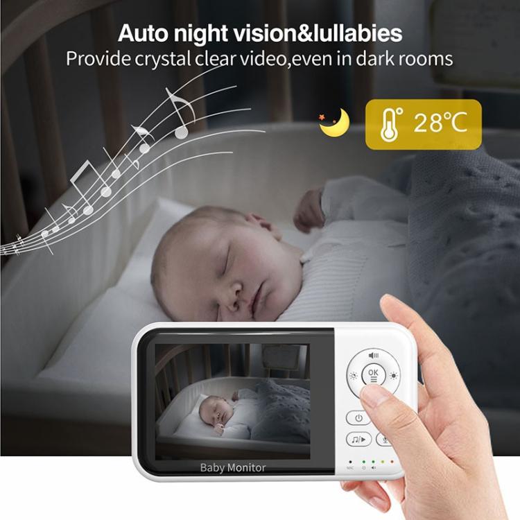 3.2 inch LCD Wireless Video Baby Monitor 2 Way Audio Talk Night Vision Surveillance Security Camera