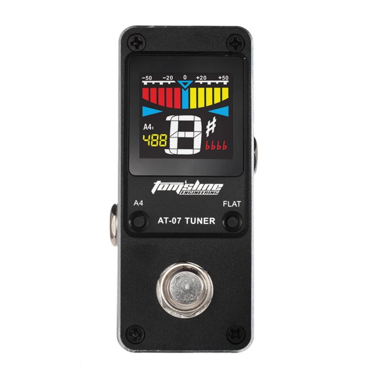 TOM'SLINE Mini Foot-operated Guitar Effects Pedal Tuner