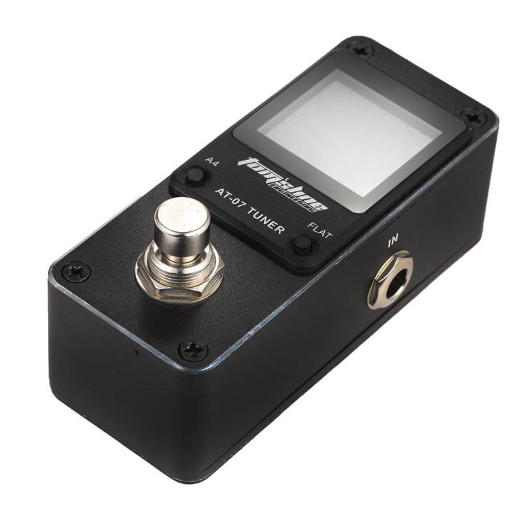TOM'SLINE Mini Foot-operated Guitar Effects Pedal Tuner