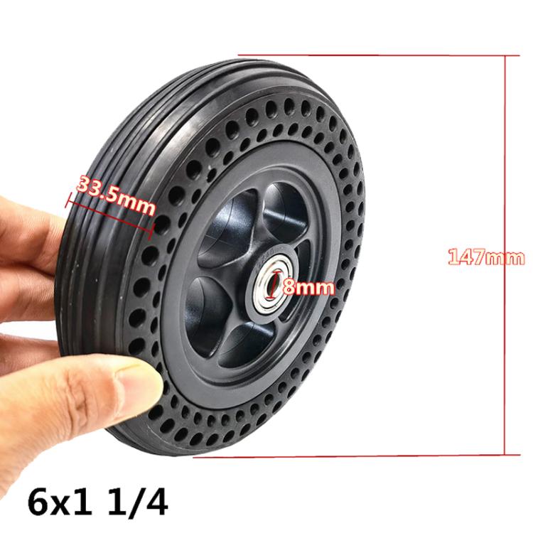 For Sida / Motus Wheelchair 6 inch Pneumatic Front Cellular Solid Tire Whole Wheel