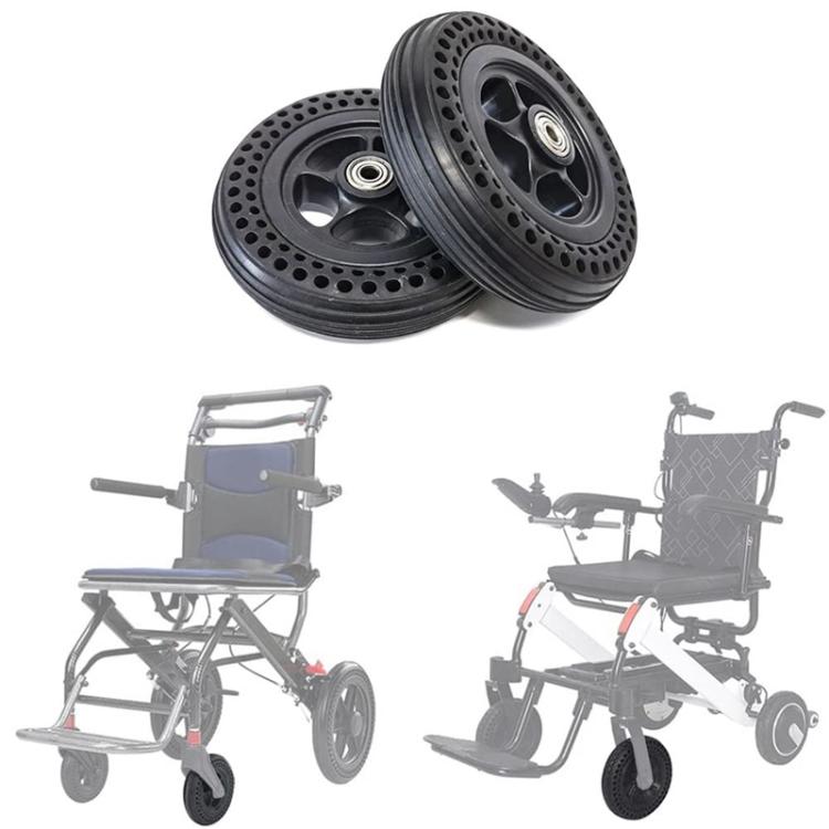 For Sida / Motus Wheelchair 6 inch Pneumatic Front Cellular Solid Tire Whole Wheel