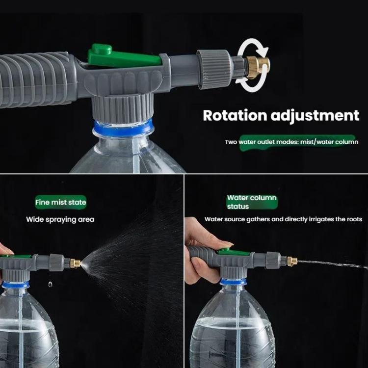 Rotatable and Adjustable Watering Sprayer Drink Bottle Mouth Anti-slip Pressure Sprayer