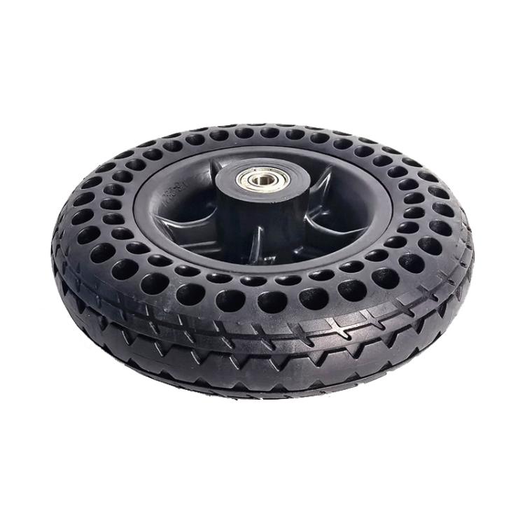 7 Inch Power Wheelchair Front Wheels Pneumatic Free Honeycomb Solid Tire Set Assembly Complete Wheel Set