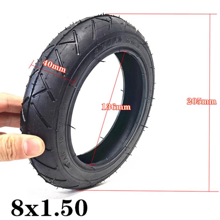 8 inch Electrical Scooter / Wheelchair Scooter / Stroller Thickened Wear-Resistant Pneumatic Tire Accessories