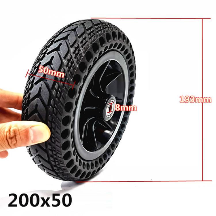 8 inch Electrical Wheelchair Honeycomb Solid Front Wheel Tire Assembly