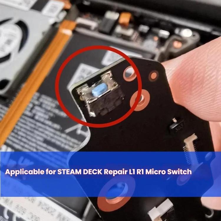 For Steam Deck 10pcs Shoulder Keys L1 R1 Microswitch