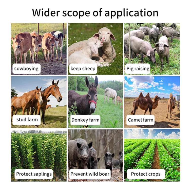 12V Electric Fence for Livestock High Voltage Pulse Farm Electric Poultry Equipment