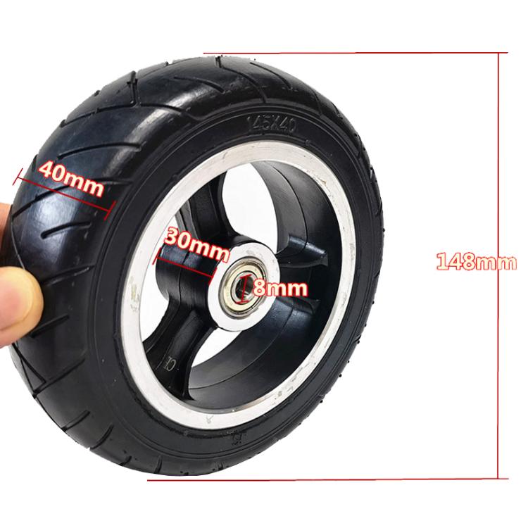 6 inch Electrical Scooter Rear Wheel Solid Explosion Proof Whole Wheel Assembly Tire
