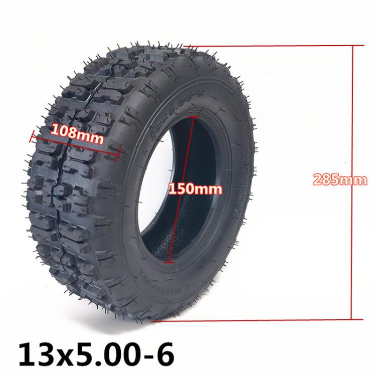 13 x 5.00-6 Beach Bike Thickened Anti-Skid Tire Accessories
