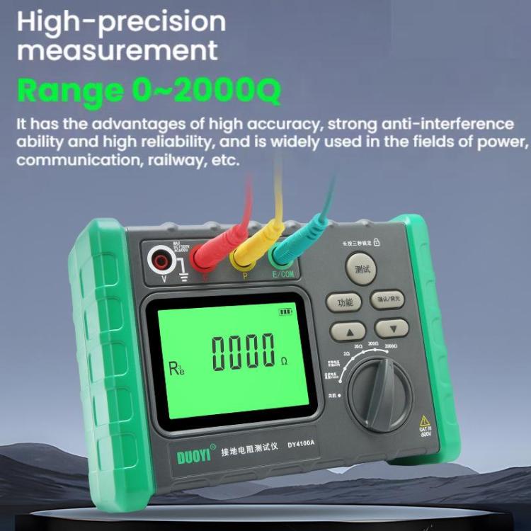 DUOYI Digital Ground Resistance Meter Tester