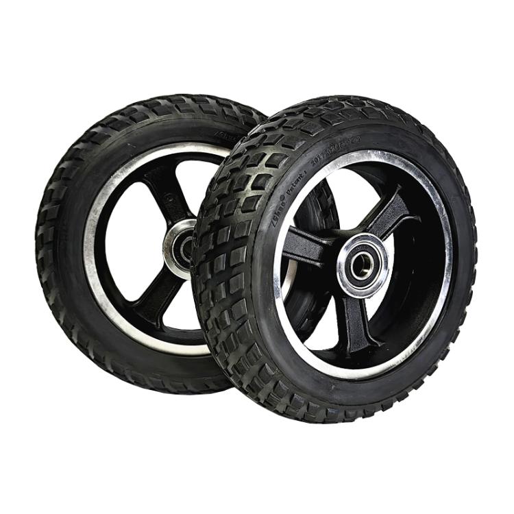 6inch Electrical Scooter Trolley Wheel 6 x 2 Solid Tires Whole Aluminum Wheels