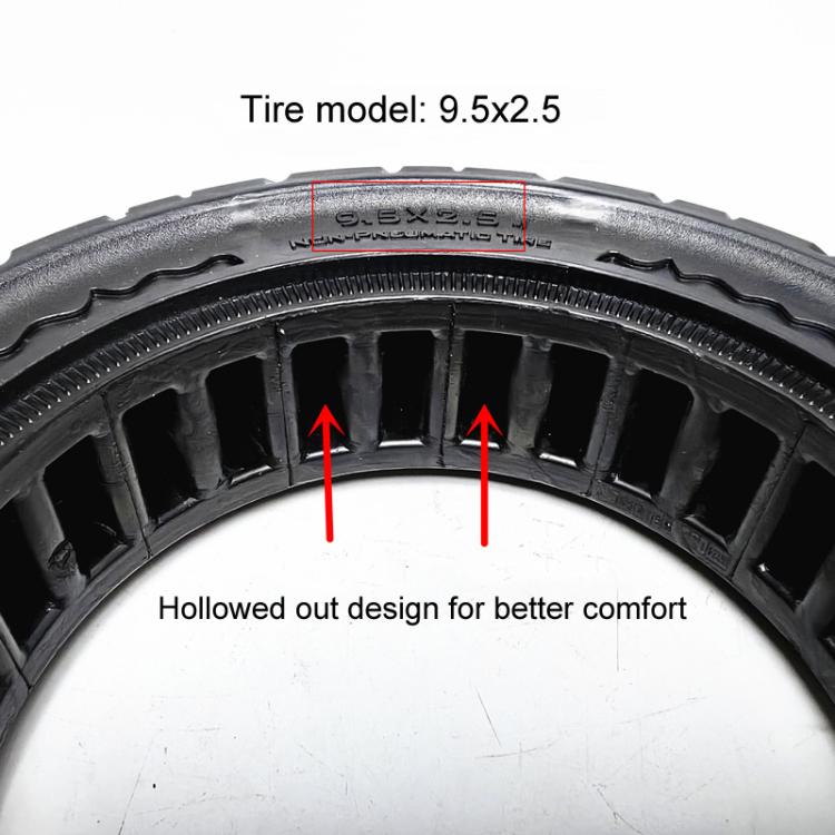9.5 Inch Electrical Scooter Pneumatic Free Tires 9.5 x 2.50 Off-Road Skeleton Solid Tire