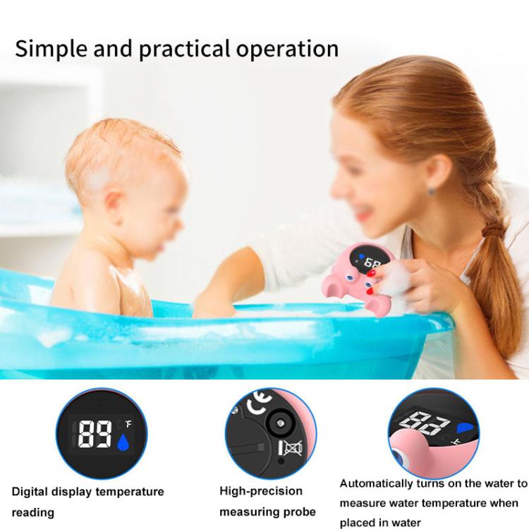 Crab Shape Digital Thermometer Baby Bath Water Thermometer
