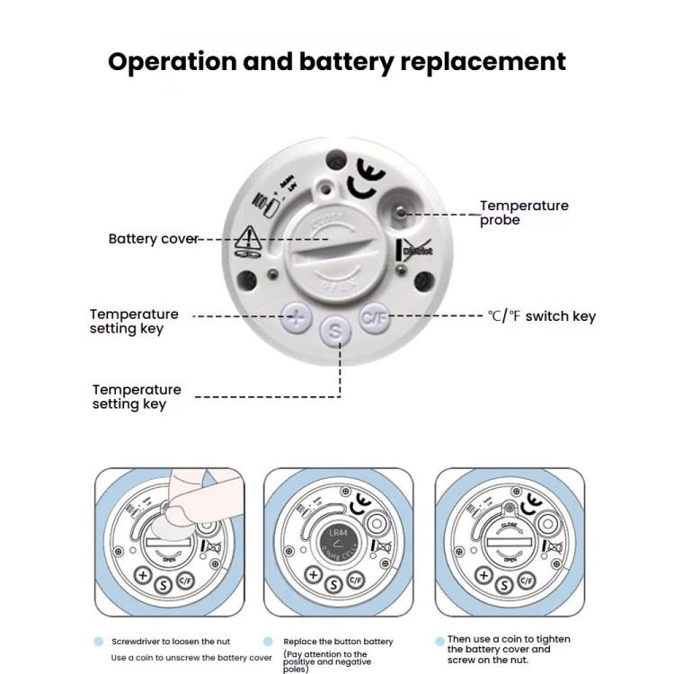 Crab Shape Digital Thermometer Baby Bath Water Thermometer