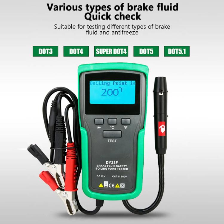 DUOYI Brake Fluid Boiling Point Tester Automotive Brake Diagnostic Tool
