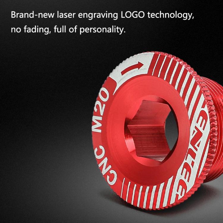 ENLEE Aluminum Bicycle Crank Cover Crank Screws