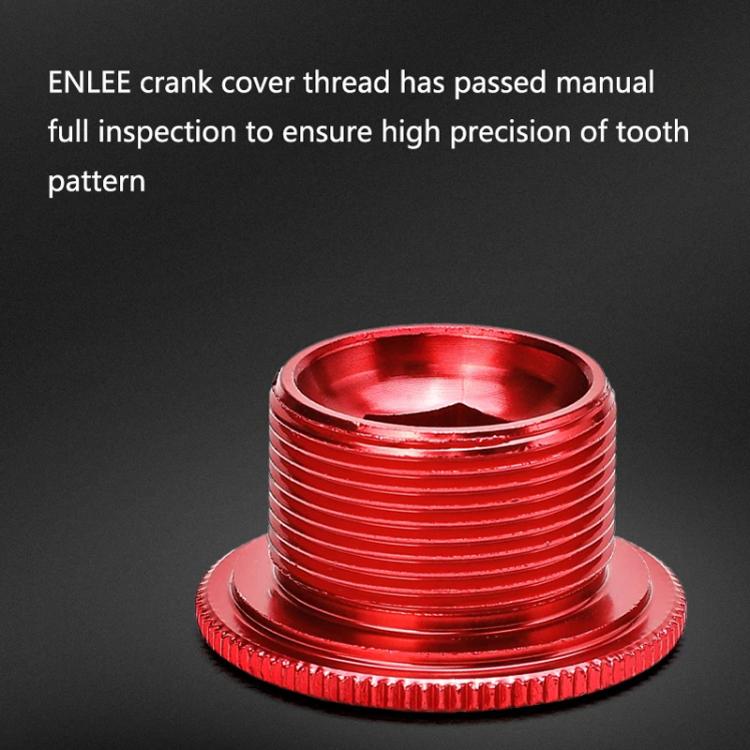 ENLEE Aluminum Bicycle Crank Cover Crank Screws