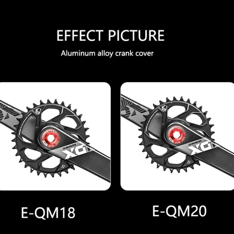 ENLEE Aluminum Bicycle Crank Cover Crank Screws