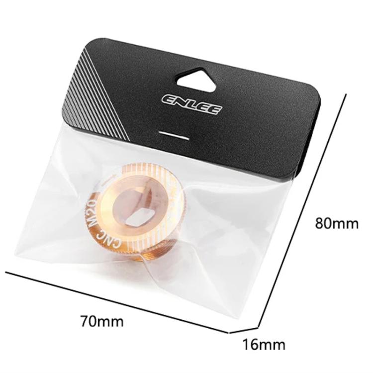 ENLEE Aluminum Bicycle Crank Cover Crank Screws