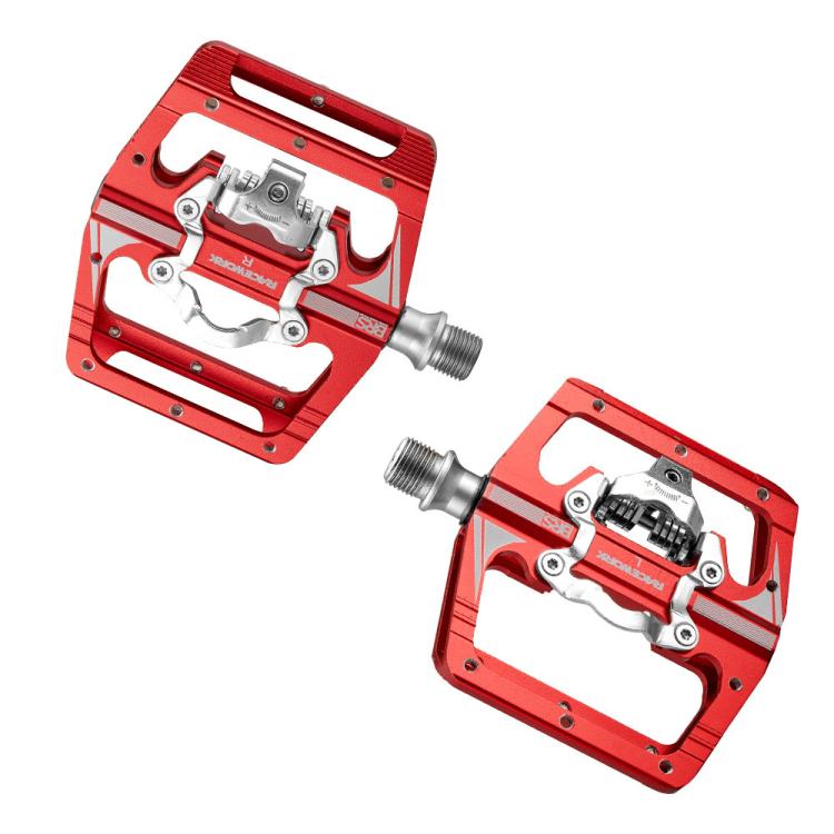 RACEWORK M215 Bicycle Lock Pedal To Flat Pedal Aluminum Alloy SPD Clipless Pedal