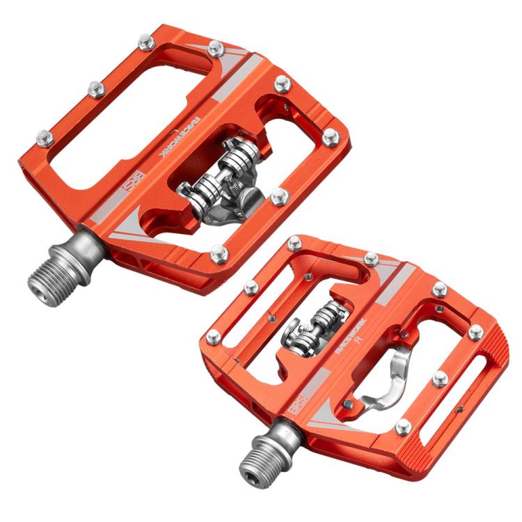 RACEWORK M215 Bicycle Lock Pedal To Flat Pedal Aluminum Alloy SPD Clipless Pedal