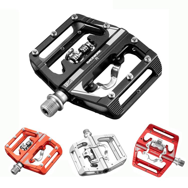 RACEWORK M215 Bicycle Lock Pedal To Flat Pedal Aluminum Alloy SPD Clipless Pedal