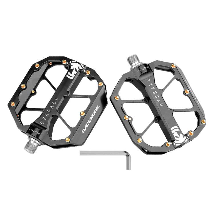 RACEWORK D029 CNC Triple Bearing Hollow Anti-slip Bicycle Pedals