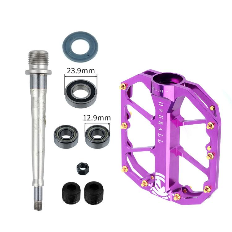 RACEWORK D029 CNC Triple Bearing Hollow Anti-slip Bicycle Pedals