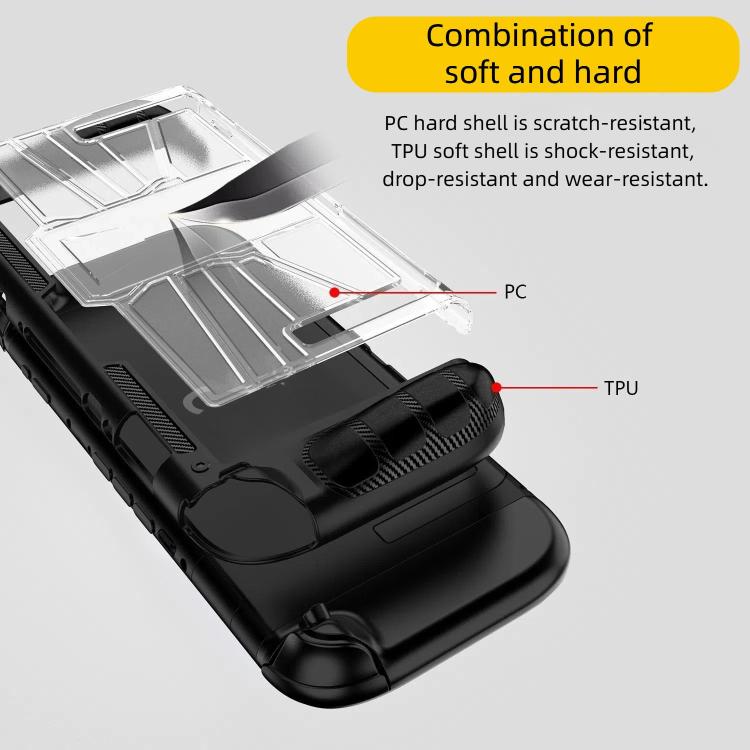 For Nintendo Switch 2 Game Console TPU + PC One-piece Case Shockproof Shell