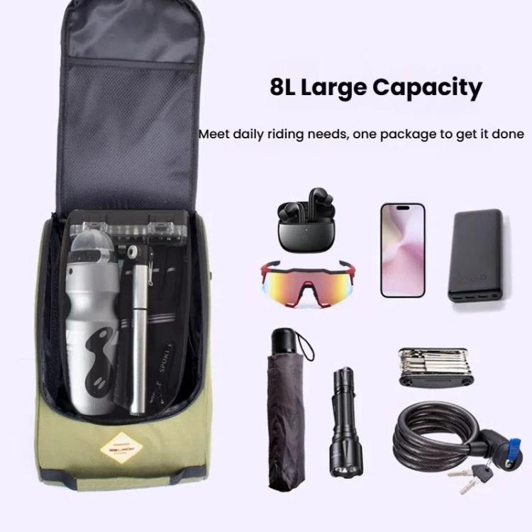 BELIROW Bicycle Rack Tail Bag Folding Bike Quick Release Pannier Bag