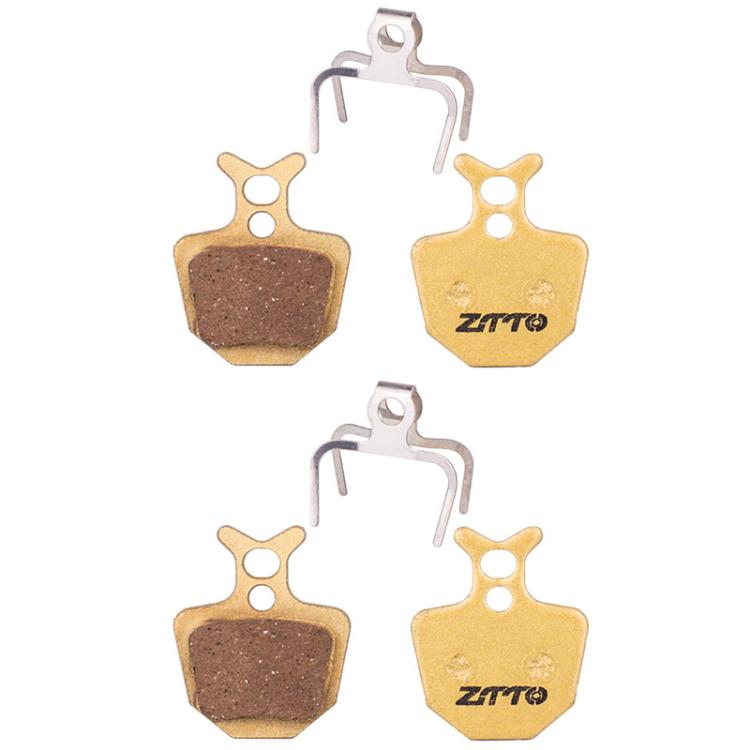 2pairs ZTTO Mountain Bike Full Metal Copper Base Lining Oil Disc Block Brake Pad