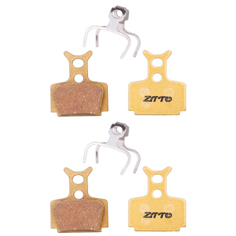 2pairs ZTTO Mountain Bike Full Metal Copper Base Lining Oil Disc Block Brake Pad