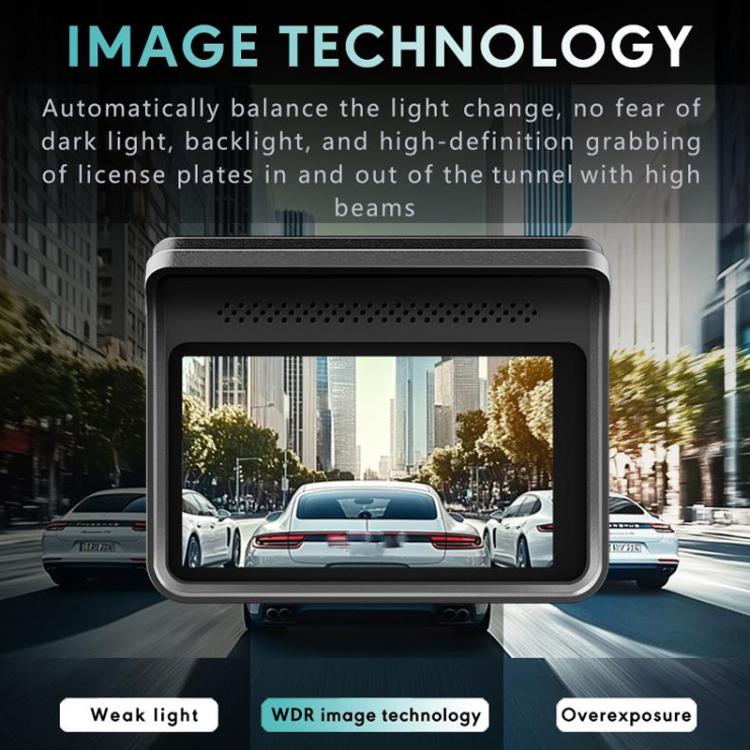 Anytek T2 PRO 3.0 Inch 2K HD Night Vision Recorder Hidden Car Camera Front And Rear Dual Recording