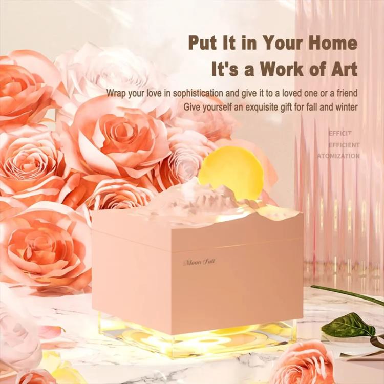 Moonfall Humidifier Aroma Diffuser Large Fog With Night Light Desktop Ornament