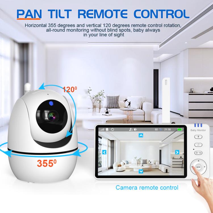 5 inch 1080P HD Baby Watcher Baby Monitor Camera