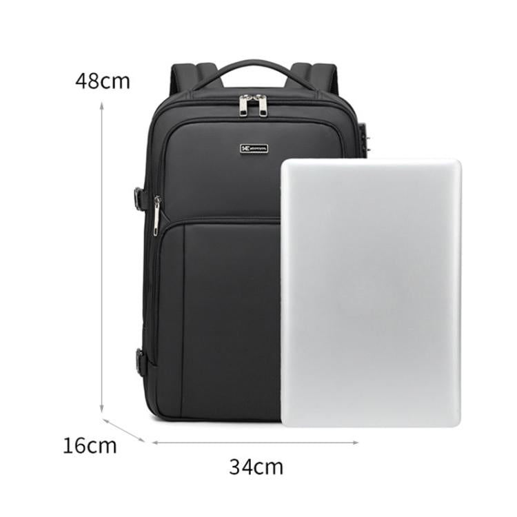 Wiersaam Men Anti-Theft Business Laptop Backpack 15.6 Inch Computer Bag With USB & Type-C Charging Ports