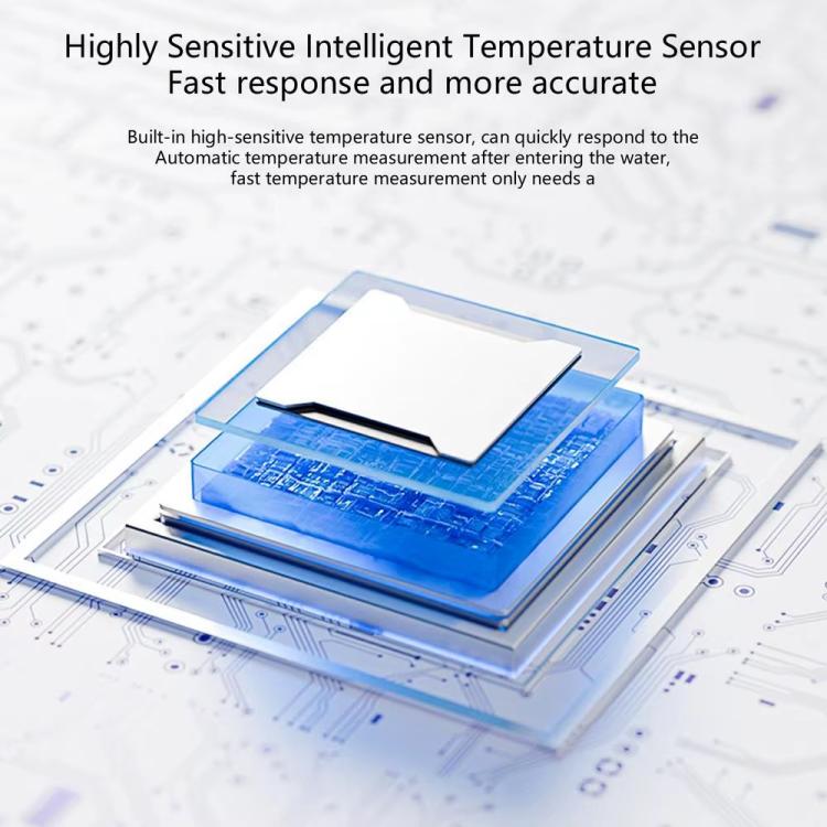 LED Screen IPX9 Waterproof Baby Bath Smart Electronic Thermometer